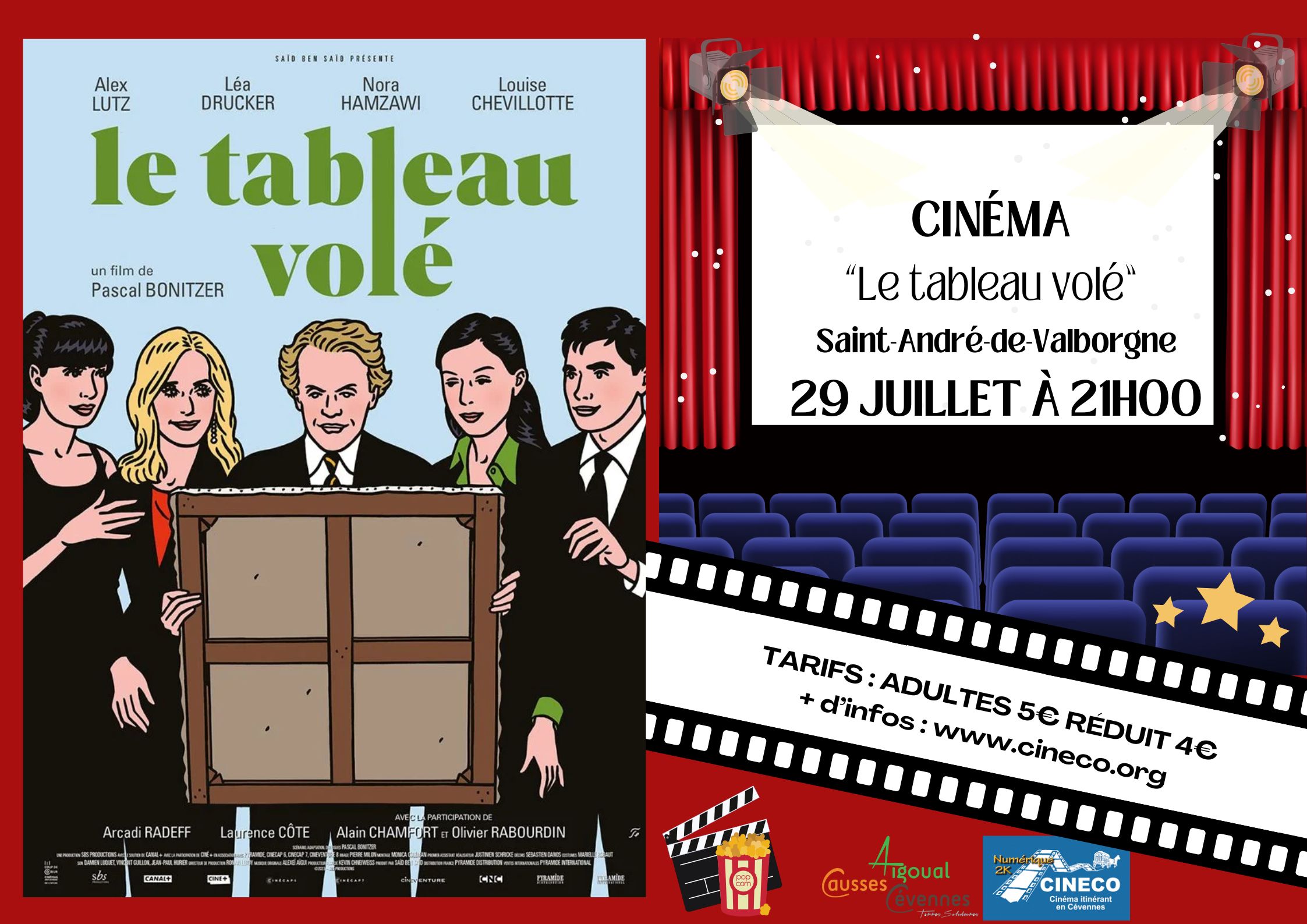 ÉVÉNEMENT Cinéma 29/07 – Saint-André-de-Valborgne