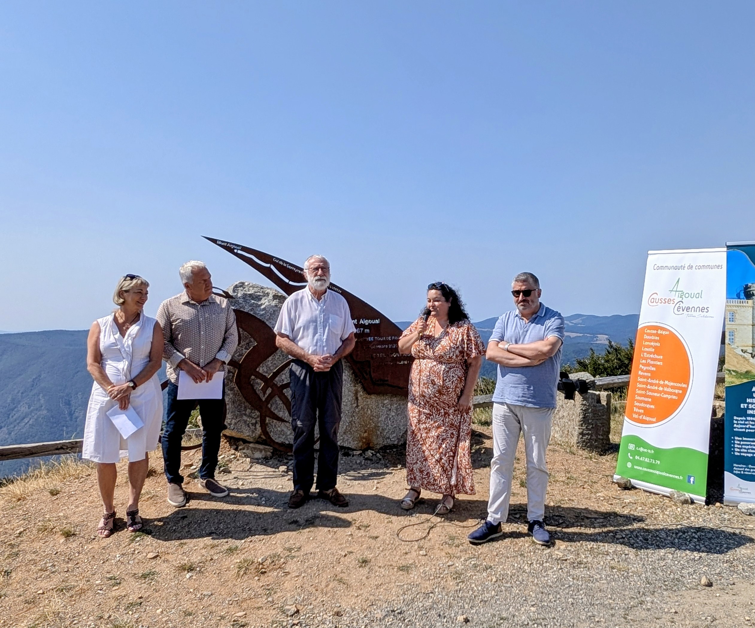 Double inauguration au sommet du Mont Aigoual : l’ambition sportive et l’excellence culturelle à l&rsquo;honneur